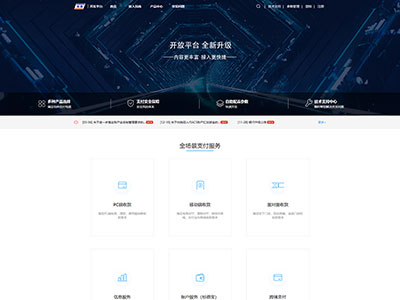 仿杉德支付平台官网首页html网页制作源码